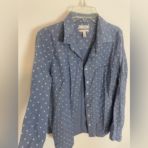 J. Crew Polka Dot Button Up size 2 Boy Fit - Picture 3 of 7